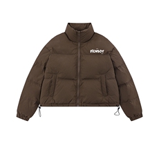 白底新款冬季时尚百搭宽松字母印花潮流棉服外套MY502P85控118，男装棉衣，电商A247-1