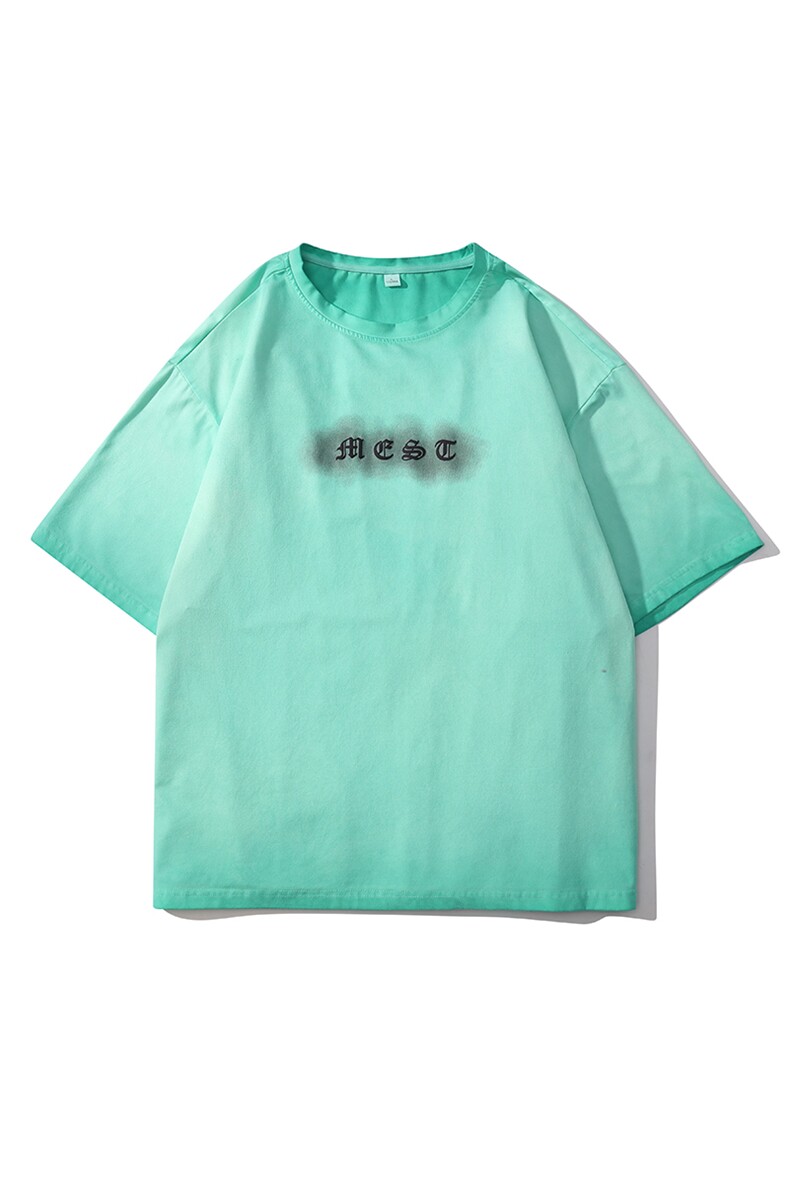 夏季新款短袖白底潮牌纯棉手感落肩宽松胖子T恤TC3127-P33控48,男装T恤,星座717