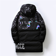 白底平铺2026冬季新款70%白鸭绒连帽羽绒服男XZ109-Y2222-P218，男装羽绒服，星座109