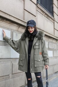 冬季派克服图片
