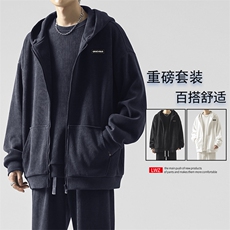 秋款休闲运动套装美式上衣外套秋潮牌男装一套KW901-特批-131，男装休闲套装，星座718