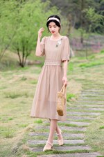 夏季新款，连衣裙，女装连衣裙，金典明美