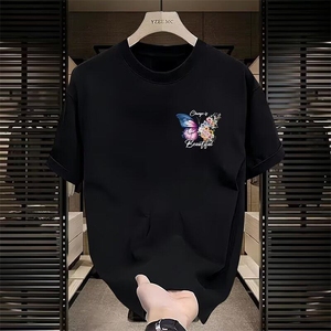 网图现货 夏季新款港风百搭潮流印花短袖衬衫男R1652-P28图片