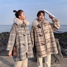 已出货8511B-8032020冬季新款中长款毛呢外套，女装毛呢外套，惟卡贝娜