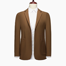 秋冬新款加绒加厚男士毛呢大衣套装三件套高级感港风男装两件套潮，男装毛呢大衣，星座505-2（原电商A260-1)