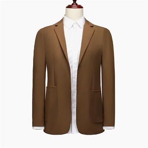 秋冬新款加绒加厚男士毛呢大衣套装三件套高级感港风男装两件套潮,男装毛呢大衣,星座505-2（原电商A260-1)