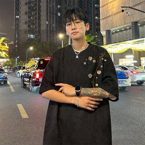 量大优  供视频  重磅麂皮绒短袖T恤男 JPDX216-特P19图片