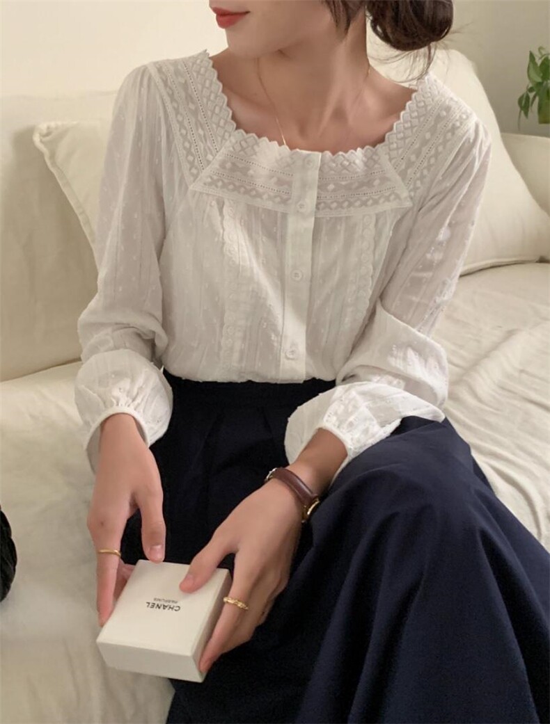 法式U领小衫，其它，DAP