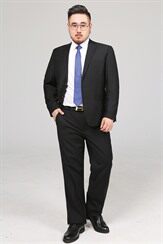 S-9XL男士西服套装职业商务正装婚礼西装两件套加肥大码187P235，男装西服套装，星座802