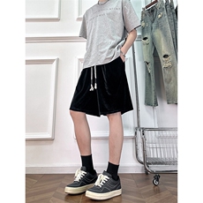 A178男女同款冰丝速干短裤休闲夏季外穿宽松休闲裤DK161-P28，男装休闲裤，电商A178