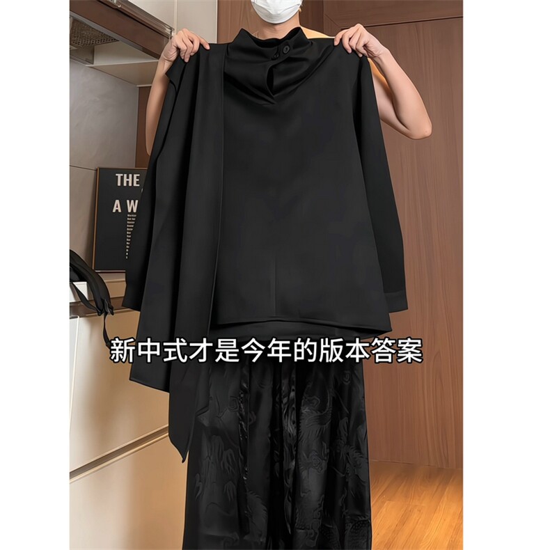 2025秋装新款山本风格麂皮绒卫衣打底衫个性款潮流WY851-P50,男装T恤,电商A057