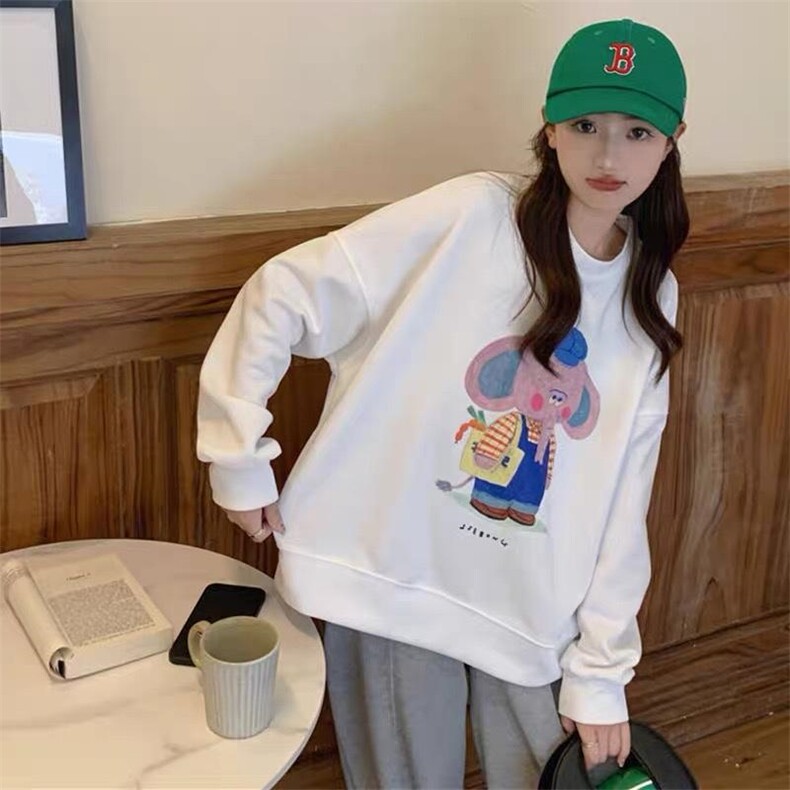 韩版小象卫衣，女装卫衣/绒衫，玩美