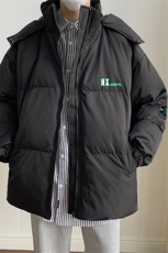 冬季港风韩版宽松加棉加厚连帽冲锋衣棉衣棉服MY6213P115控158，男装夹克，电商A268A