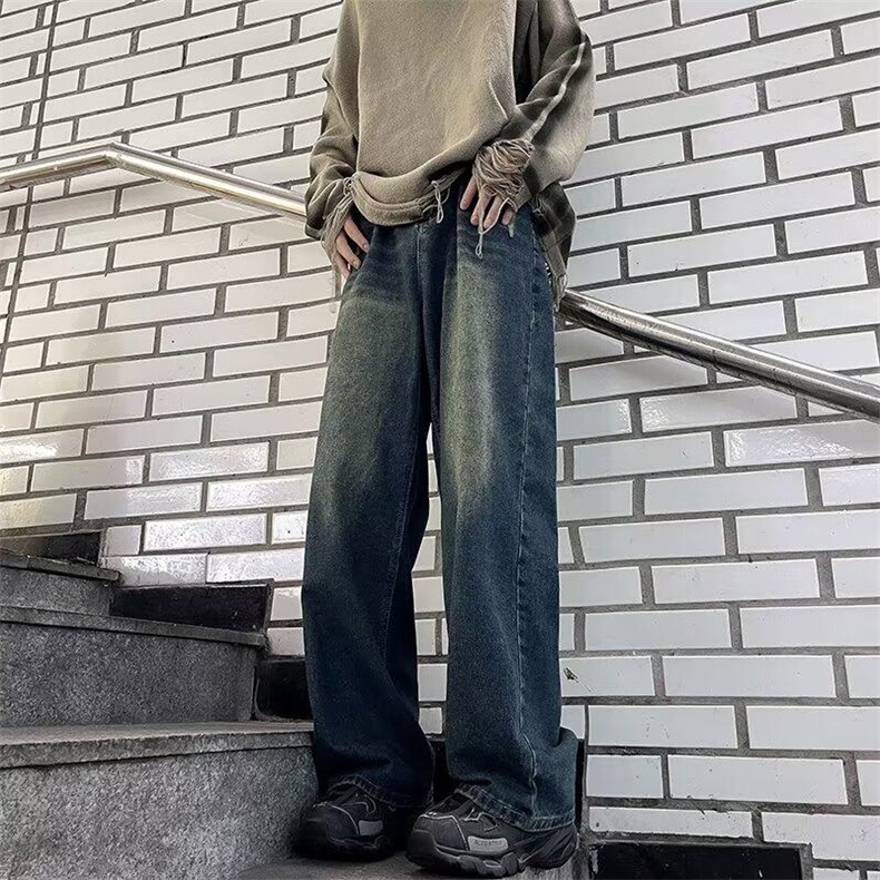 新款休闲裤长裤男美式百搭垂感宽松嘻哈运动裤KK337-P43,女装休闲裤,星座911-3