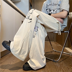 26夏季新款小狗印花设计可爱宽松休闲裤B315-K25528-特p30控58，男装休闲裤，电商B315
