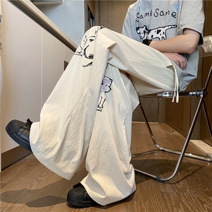 26夏季新款小狗印花设计可爱宽松休闲裤B315-K25528 -特p30控58图片