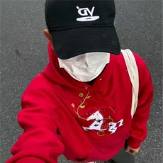 风帽衫男潮2026秋冬加绒连帽卫衣男款青少年时尚百搭外套，女装短外套，星座506A