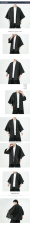 2025春夏夏季防晒ing七分袖男士披风冰丝冰感和服潮111特p25，男装防晒衣，星座815（原A203）