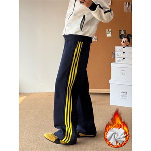 加绒加厚M-5XL华棉62%宽松美式垂顺卫裤JRX2530特批42图片