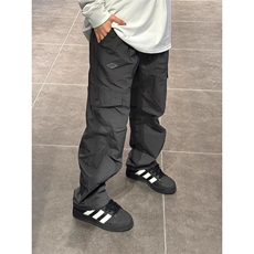 美式hiphop裤子贴标设计机能户外冲锋裤男vintage小众直筒休闲裤，男装休闲裤，星座1007（原301D）