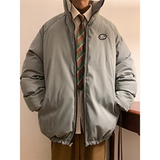 双面穿棉衣加厚外套大码棉袄港风棉服日系潮1016-1W89P128K158，男装棉衣，星座1016-1（原电商B408-1）