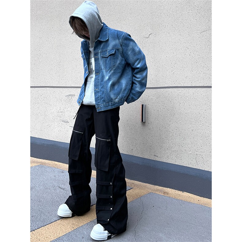 自家图，博主风cleanfit牛仔外套男美式复古爱心夹克JK2414-P90,男装夹克,星座1007（原301D）