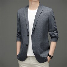 BZ82379钱塘2020-2春秋季新款时尚休闲百塔中年男士薄款西服P145，男装西服，钱塘207-2