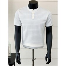 夏季针织衫短袖圆领T恤镂空透气K85004-P53，男装T恤，星座1012-1