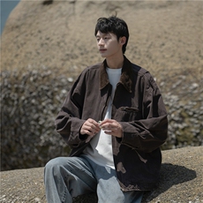 814-1-JK1200-P108138水洗底特律夹克，男装夹克，星座814-1
