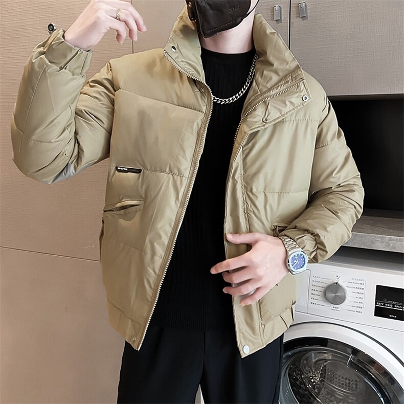 秋冬新款潮流男士棉衣防寒上衣外套休闲商务轻奢棉衣,男装棉衣,星座1013