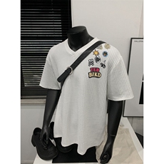 XZ809A/JXL02/P25/控38240克鸡心领肌理感印花短袖T恤，男装T恤，星座809A(原222-1)
