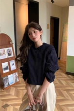 时尚百搭纯色宽松显瘦女士羊毛衫羊毛，女装羊毛衫，旭驰羊绒