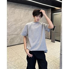 t恤男款夏季短袖cleanfit美式复古百搭上衣服T0581-P35，男装T恤，星座308B-1