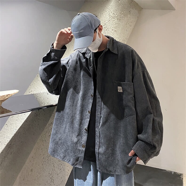 长袖衬衫外套男春秋季薄款2024新款衬衣港风休闲上衣服C73/P35,男装衬衫,星座506