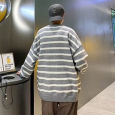 毛衣男港味2023秋季复古日系鹿毛绒针织衫GM014P47，男装针织衫/毛衣，星座1116-2