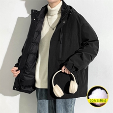 冬上新三合一保暖冲锋衣潮加绒羽绒服外套男女8311-P210控价299，男装羽绒服，电商A441-1