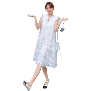 现货新款重工艺蕾丝女甜美减龄韩版送包包连衣裙A2602-P165-K258图片