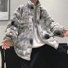 网络图现货美式街头慵懒风痞帅高级潮牌加厚毛绒棉衣J9923-P108，男装棉衣，星座715-7
