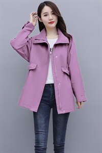 2021春装新款风衣女中长款韩版宽松百搭流行小个子休闲外套图片