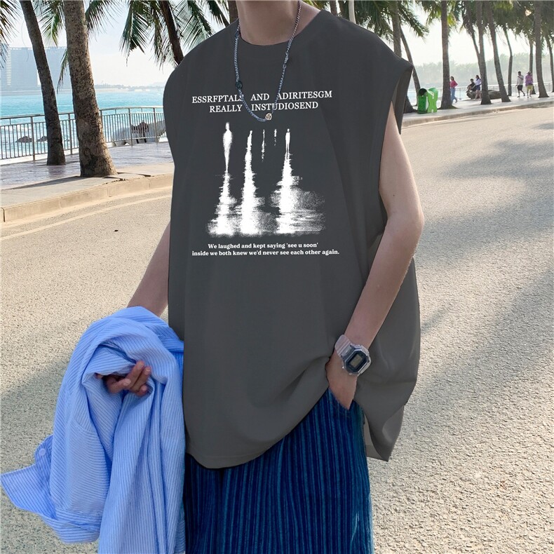 量大图低自动【有货】纯棉背心HD019-1-BX25111-P20，男装背心/马甲，电商019-1