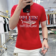 新款时尚高端精品欧货夏季男T恤短袖潮流抖音A227B-A-720-P45，男装T恤，电商A227B（原钱塘4066-1）