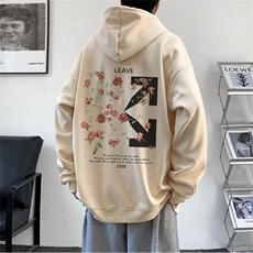 电商DSA028-WYJK22L113P45新款港风开衫连帽印花卫衣夹克男，男装夹克，电商A028