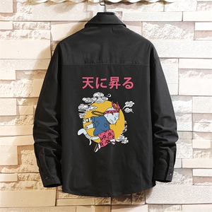 CS15012-P38 长袖衬衫男士大码宽松衬衣男寸衫男寸衣图片