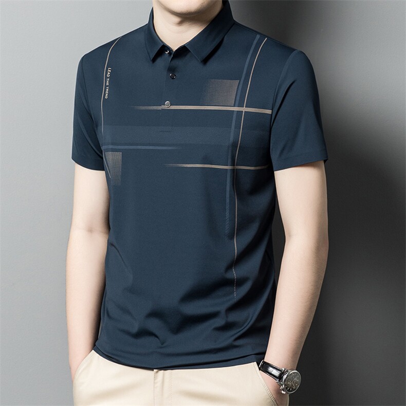 DW23181夏季新款男士T恤衫翻领速干服P63图片