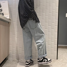 牛仔裤男秋季潮大码休闲裤子N02P36，男装牛仔裤，星座1116-2