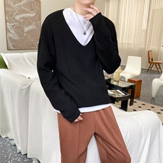 MM422-P49美式新款复古休闲慵懒风针织毛衣，男装针织衫/毛衣，星座617A-2