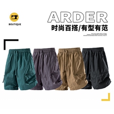 现货夏季工装短裤男ins潮牌休闲百搭潮流痞帅五分裤D02520-P38，男装牛仔裤，星座308B-2