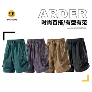 现货 夏季工装短裤男ins潮牌休闲百搭潮流痞帅五分裤D02520-P38图片