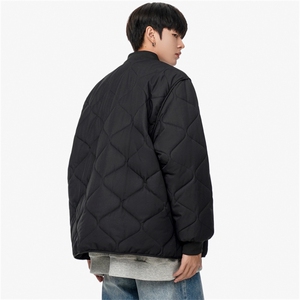 1506/M6081/P80 冬季情侣棉衣薄款立领棉服男葫芦格棉袄外套2图片