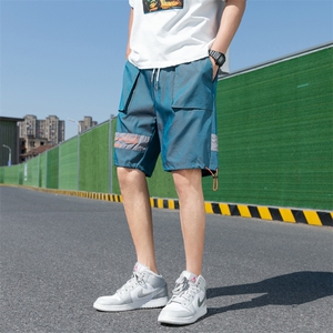 夏季韩版潮流亮面宽松工装短裤五分裤情侣短裤男A305-KX2060-P25图片